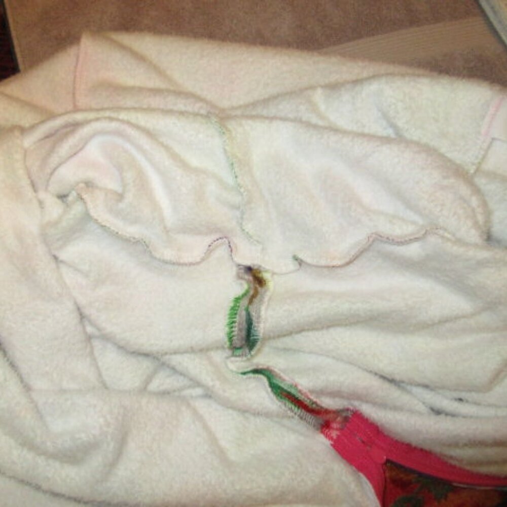 Natural Life Sherpa Fleece One Piece Pajamas Size L Rainbow Love Loungewear EUC - Picture 11 of 11